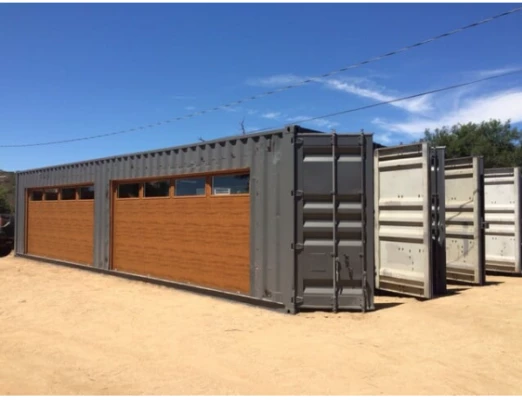 Shipping container garage ideas