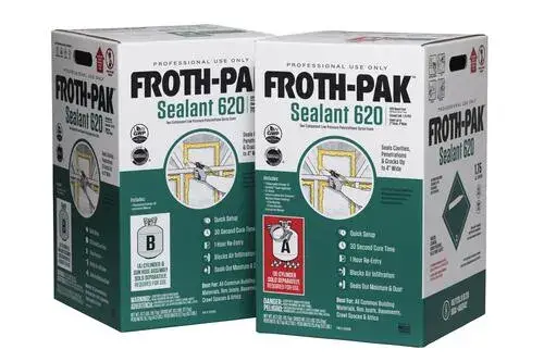 Package of Froth-Pak 620 insulation kit