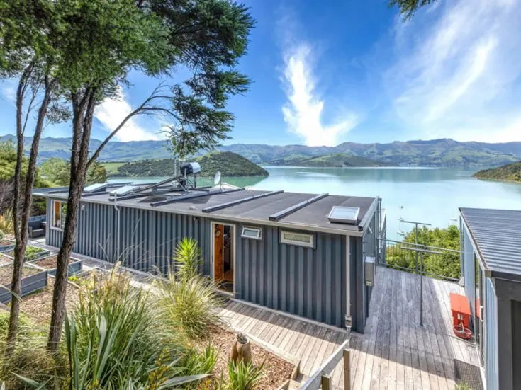 Lakeside view container home