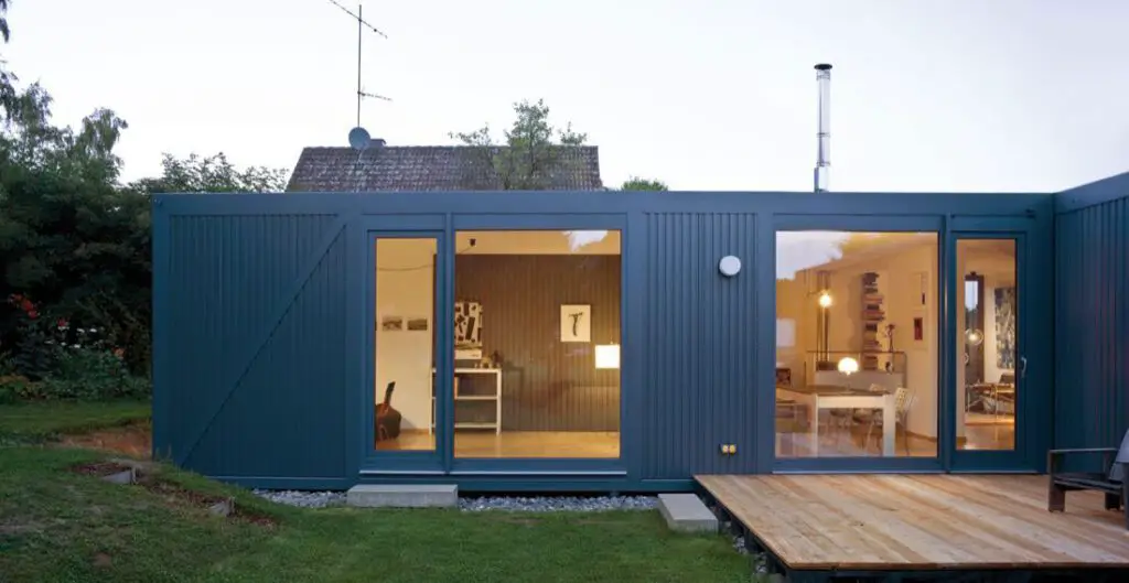 Large Window Container Home