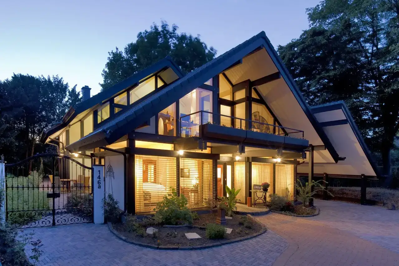 A modern energy efficient home