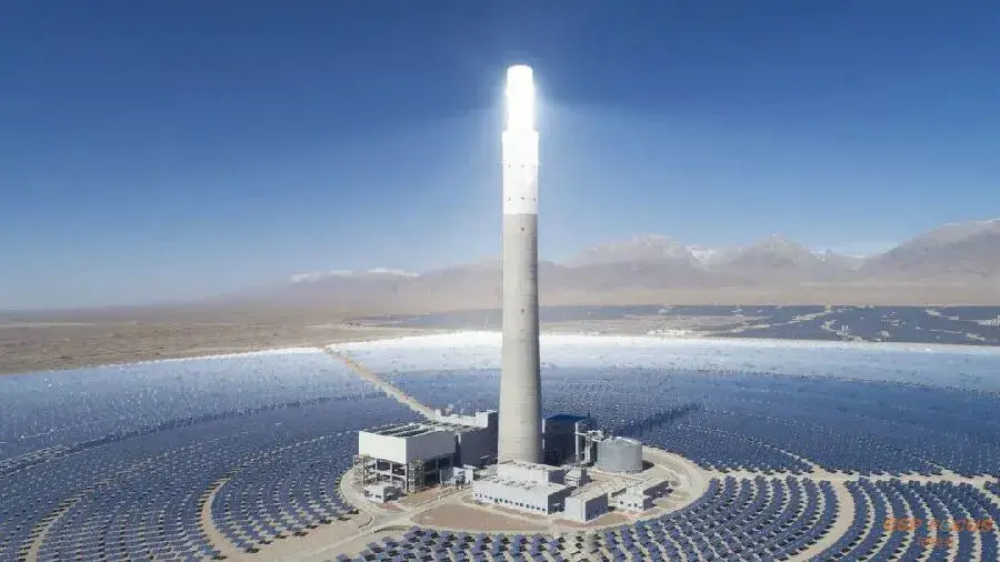 A solar tower