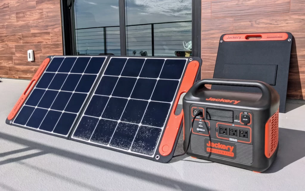A generator powered by solar