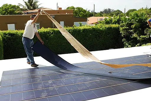 High Efficiency Solar Panels Thin Film Flexible Solar PV Installation
