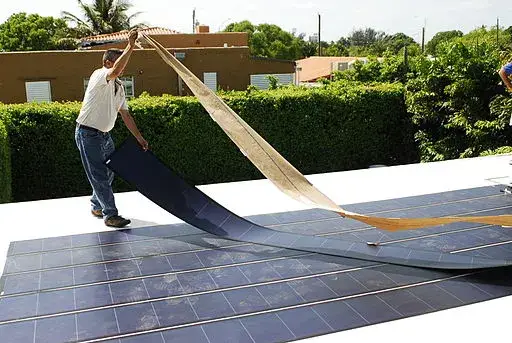 High Efficiency Solar Panels Thin Film Flexible Solar PV Installation