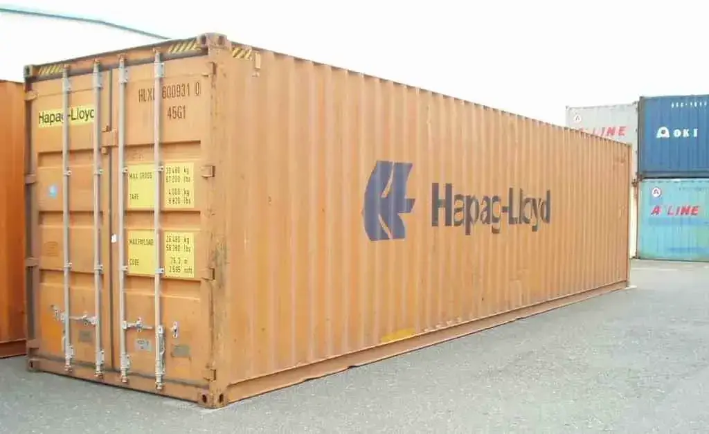 High Cube 40 foot Shipping Container