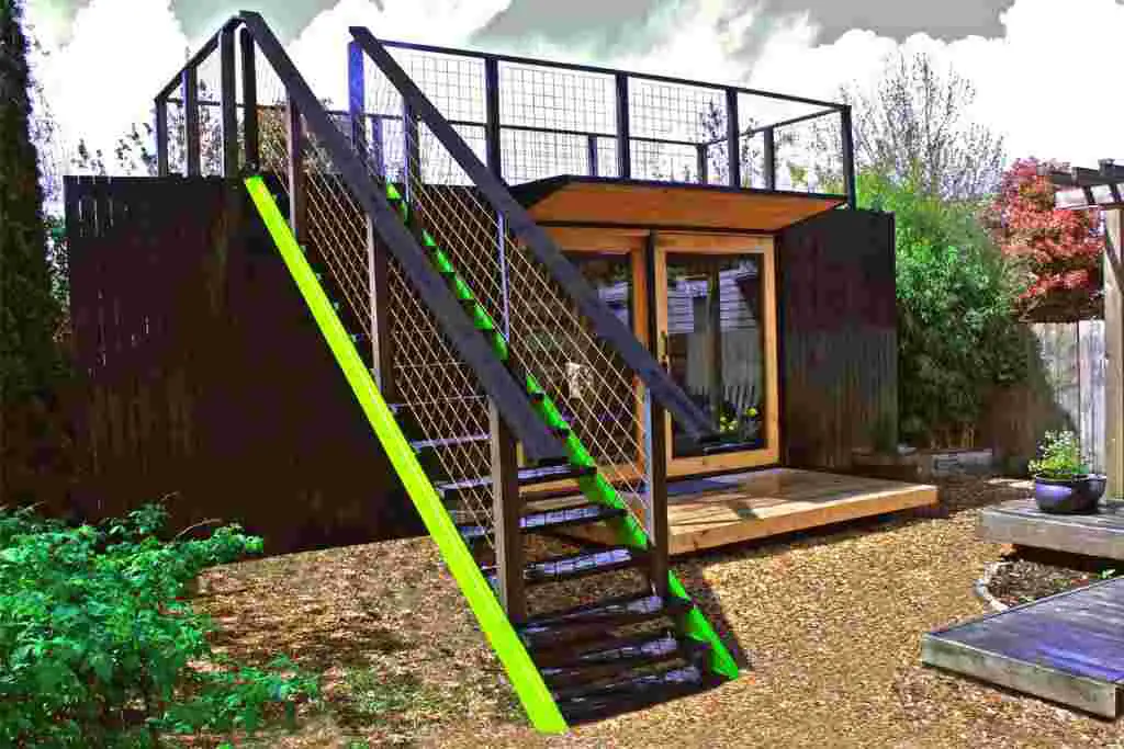 Model One by Modern Dwellings 1 bedroom shipping container home 4