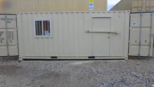 40 foot A&M commercial container office in New Orleans