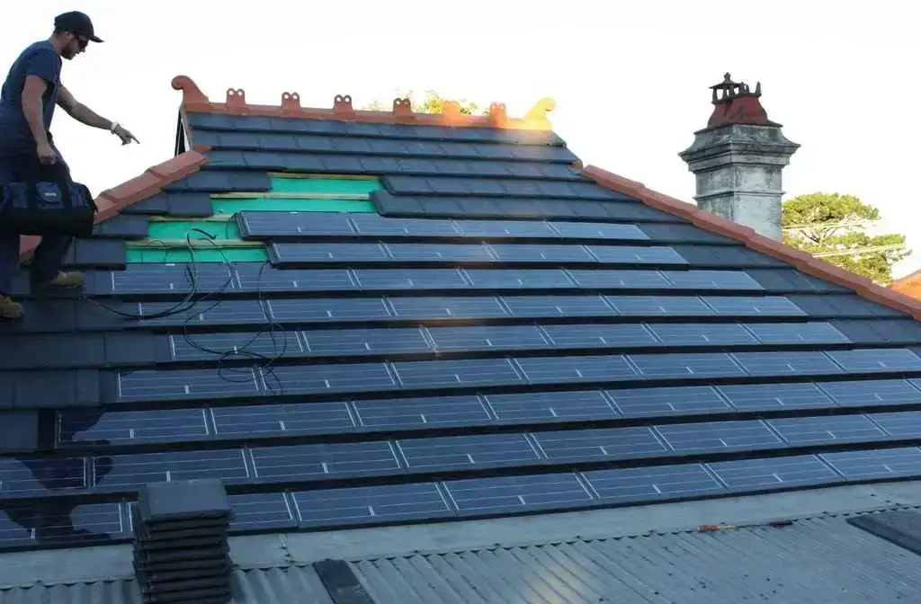 Monier solar roof tiles