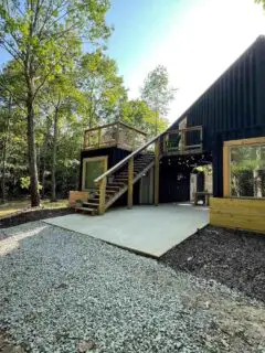 Shipping container home in Quitman, Arkansas