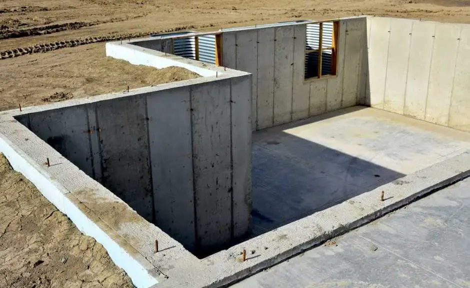 basement foundation for shipping container