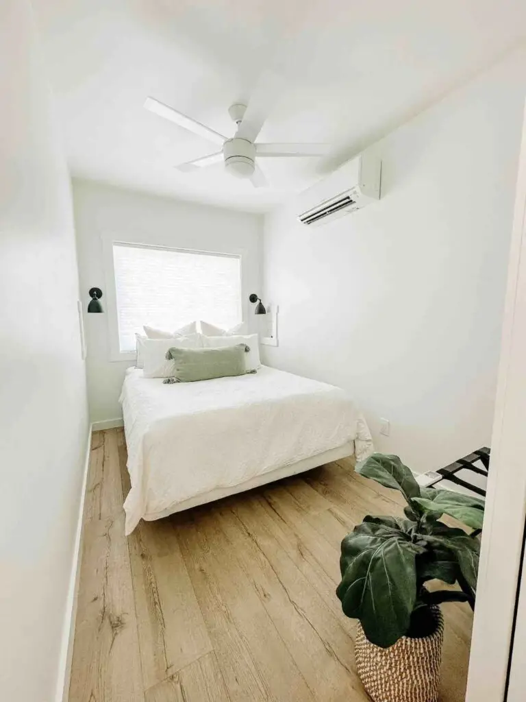 bedroom in a 40 foot container home in Downtown Orlando, Florida, United States