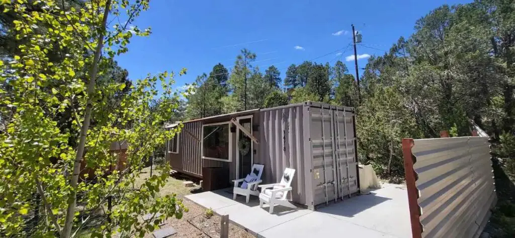 40 foot shipping container home in Heber-Overgaard, Arizona, United States