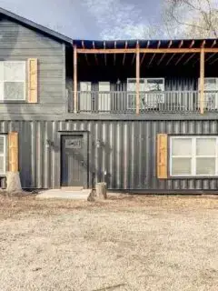 Shipping container home in Claremore, Oklahoma, United States