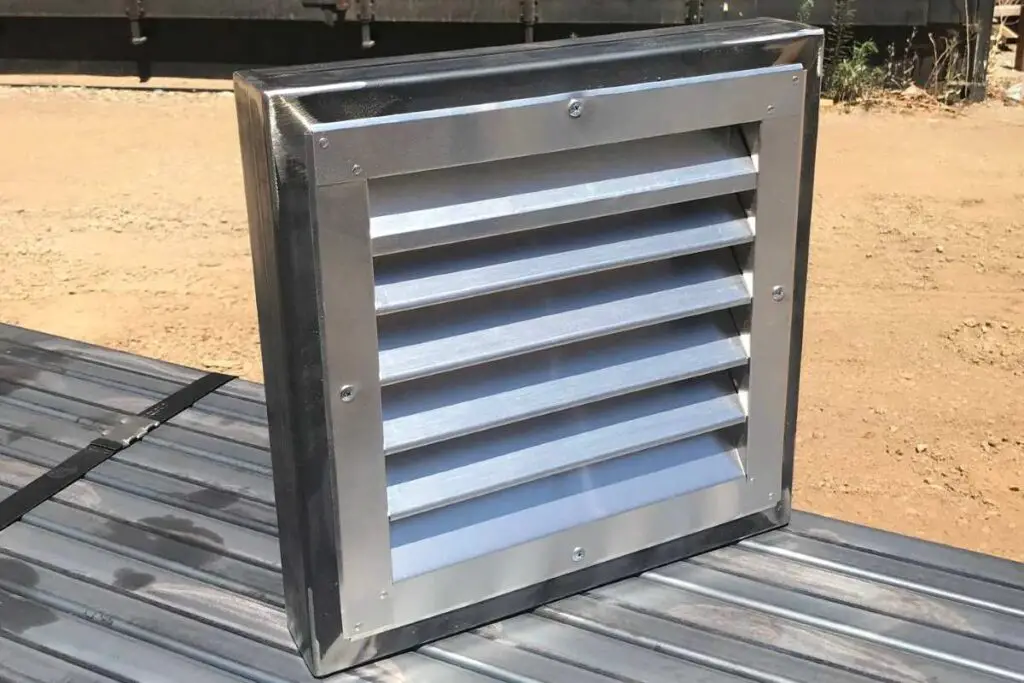 steel louvered vents for shipping container