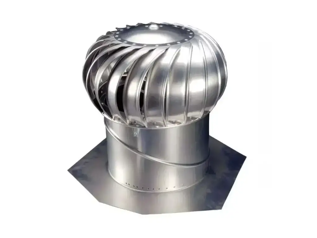 whirlybird vent for ventilating a shipping container