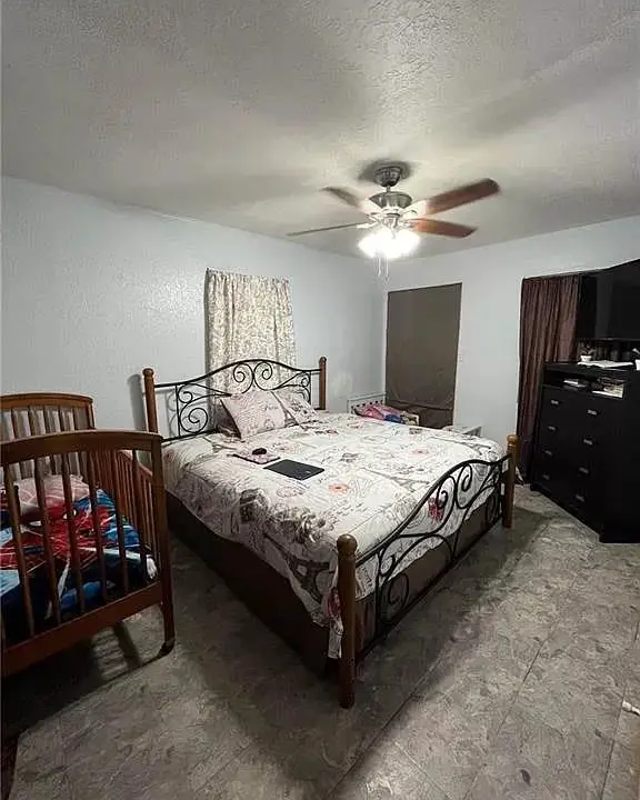 Bedroom of affordable home on 801 N Pino Street, Weslaco, Hidalgo County, TX, 78596