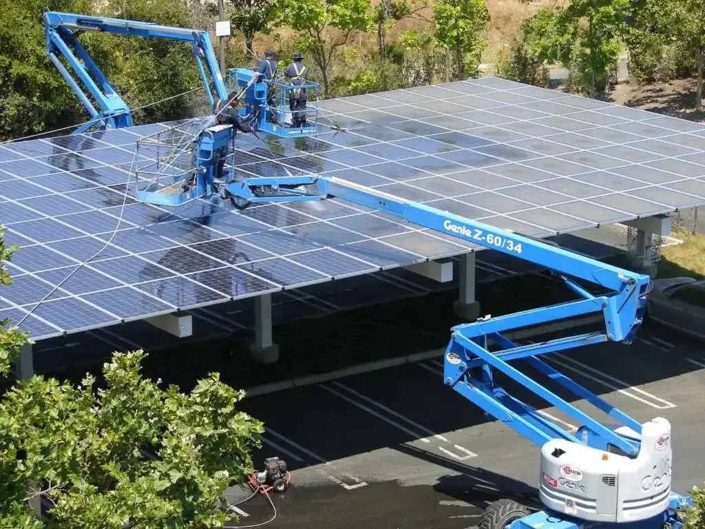 How to clean solar panels