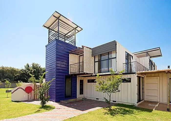Luxury container home in South Africa by A & A Containers