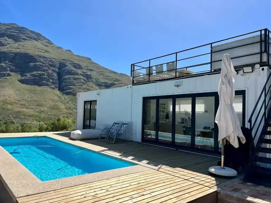 Luxury shipping container home in Stellenbosch, Western Cape, South Africa