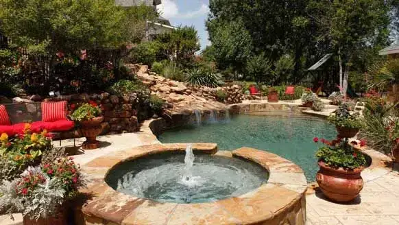 In-ground pool in North Texas by Texoma Pools