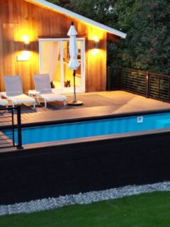 Shipping container pools Texas by Trek Pools