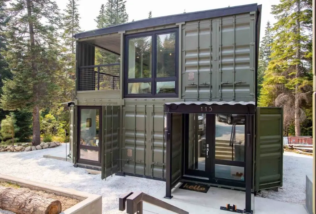 Shipping container home by One-Way construction NW