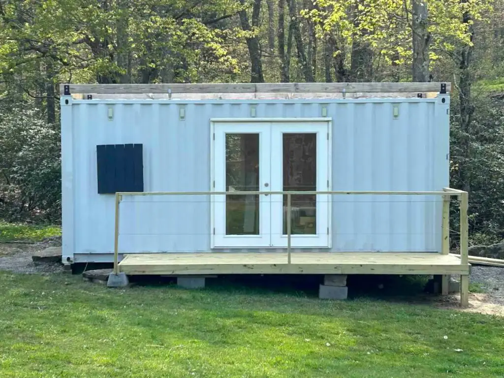Shipping container home in Friendsville, Maryland, United States