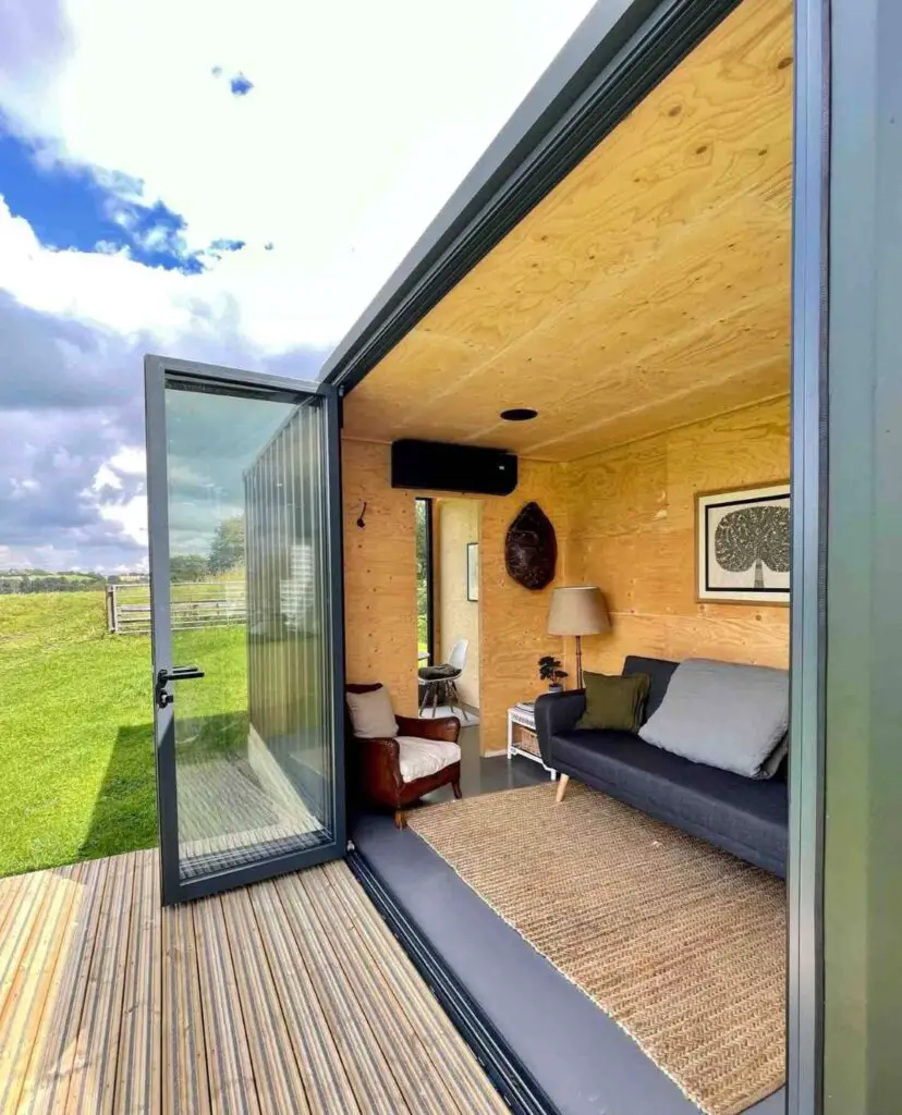 Shipping container home in Horsley, United Kingdom