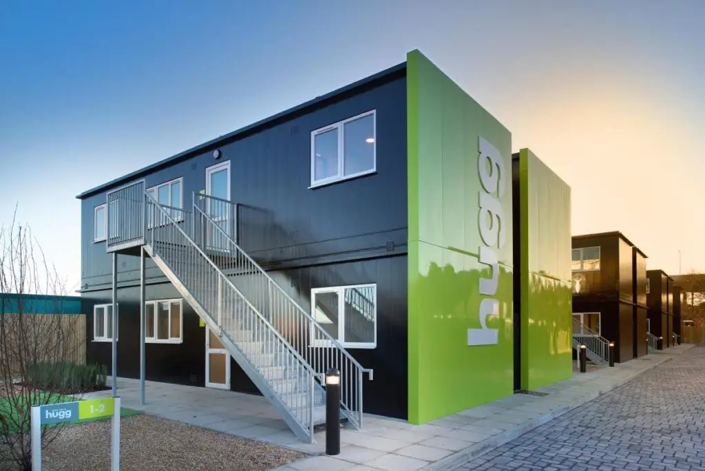 Shipping container home in Southampton for the vulnerable