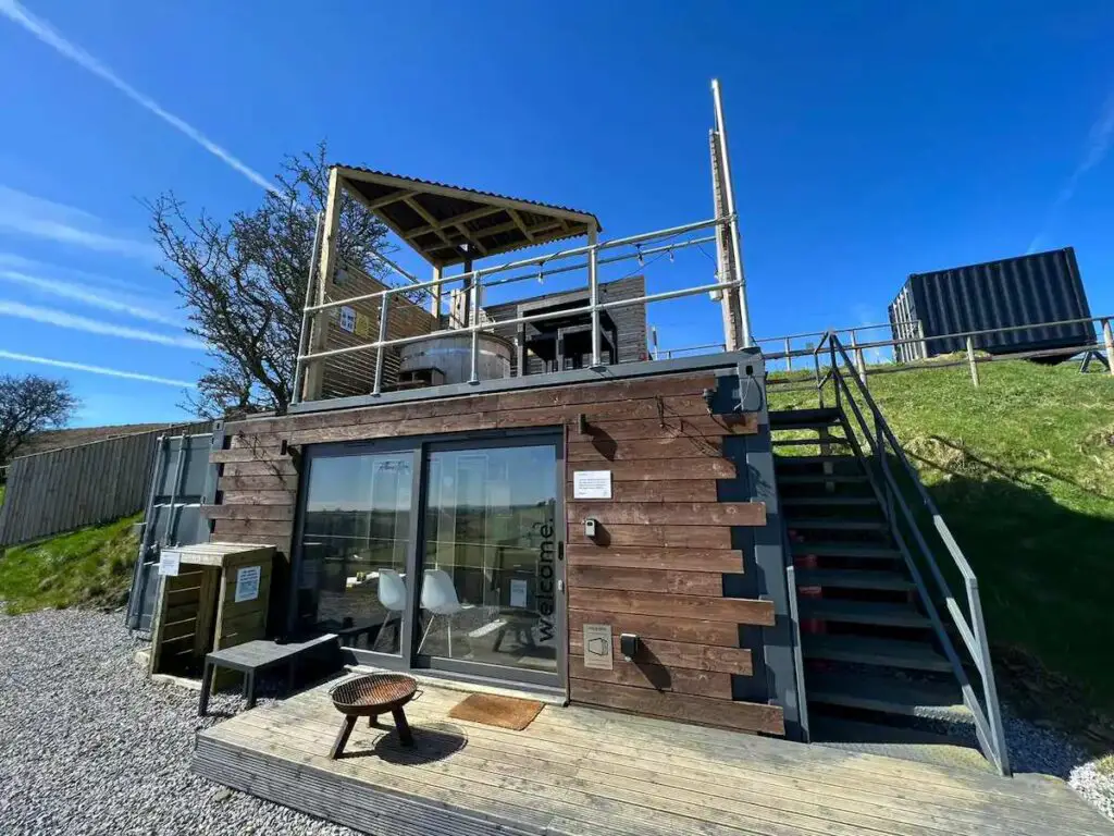 Shipping container home in Swansea, UK