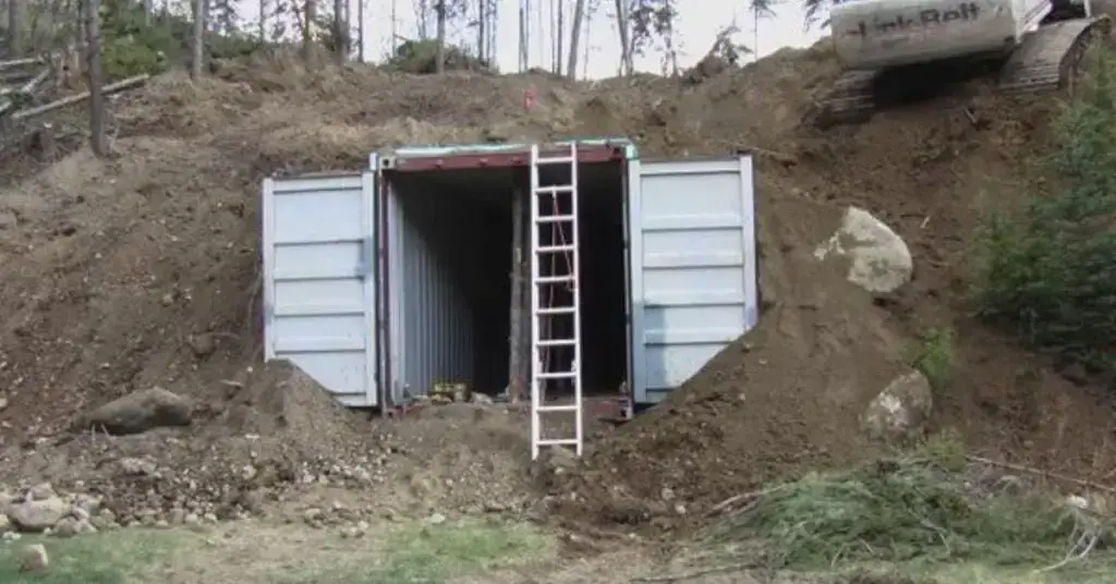 Shipping container storm shelter by OnSite Storage