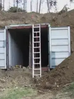 Shipping container storm shelter by OnSite Storage