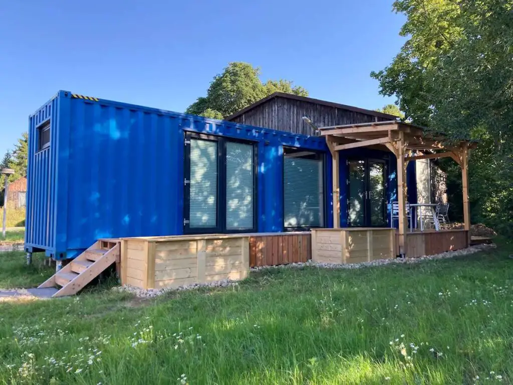 Shipping container home in Coburg, Germany