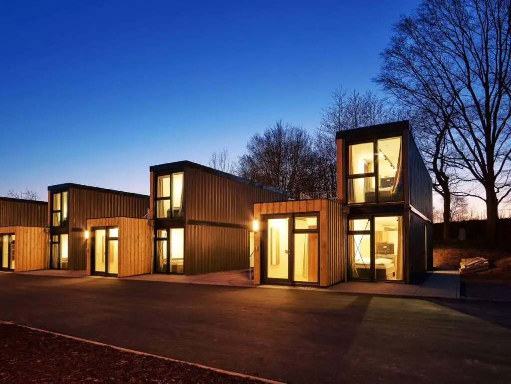 Shipping container home in Wertheim, Germany